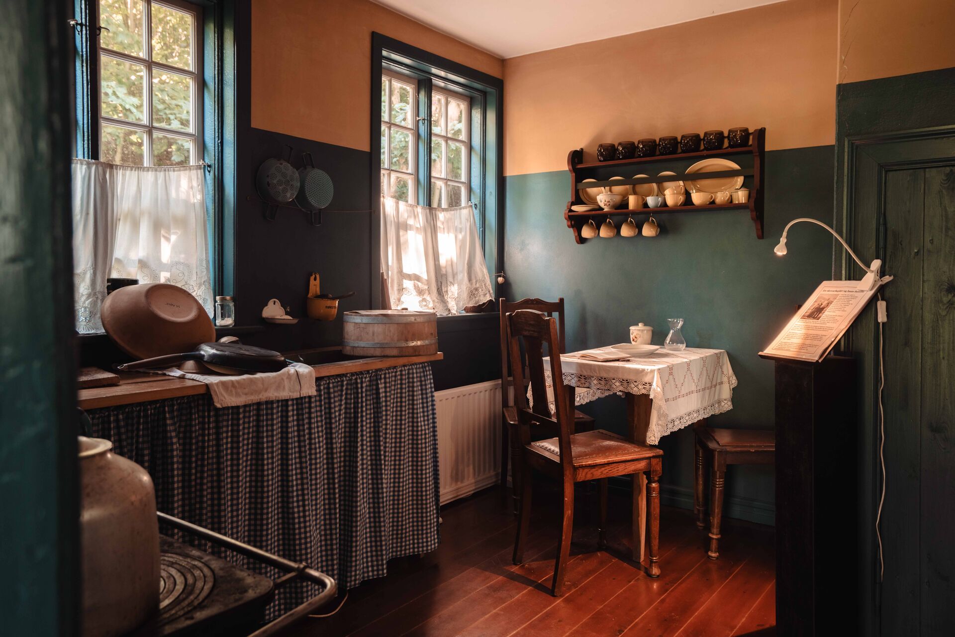 Køkken i en arbejderbolig ca. 1930