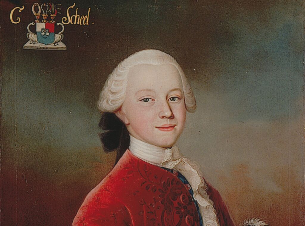 Maleri af den unge Christen Scheel (1743-1771)